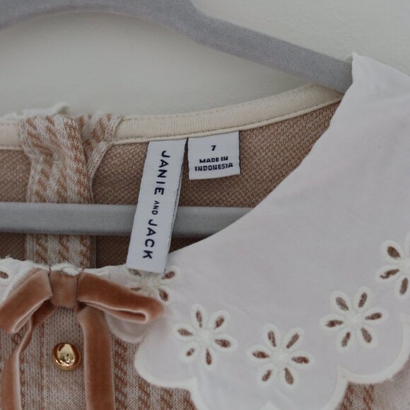 Janie & Jack Girls Dress Size 7 - Picture 3 of 7